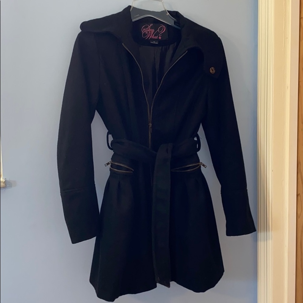 Black Fashion Coat